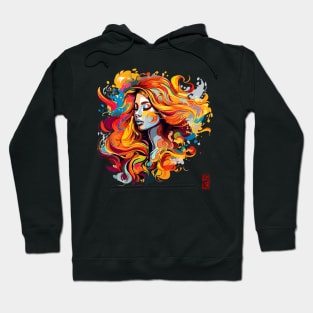 Colorful Woman Hoodie